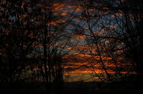 Sky, sunset Stock Photos