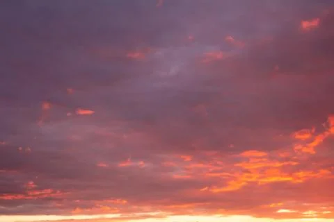 The sky at sunset Stock Photos