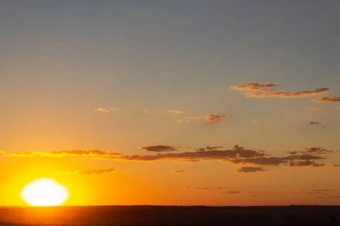 Sky at sunset Stock Photos