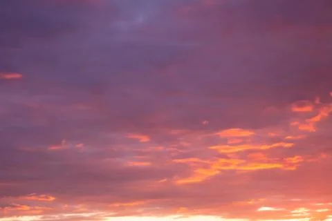 The sky at sunset Stock Photos