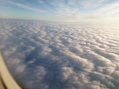 The sky at sunset 库存照片