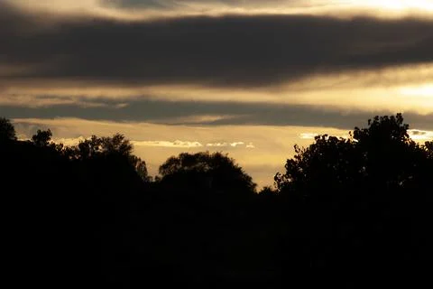 Sky at Sunset Stock Photos