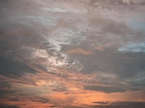 Sky in sunset Stock Photos