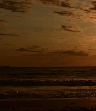 The sky at the sunset Stock Photos