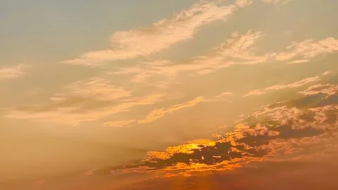 Sky sunset scenery, Whether it's the warm hues of a sunrise or sunset Stock Footage 269779669