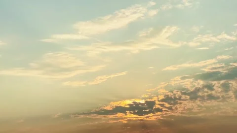 Sky sunset scenery, Whether it's the warm hues of a sunrise or sunset Stock Footage 269779672