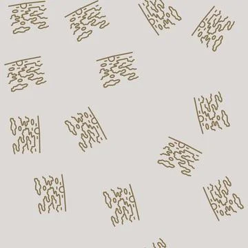 Sky sunset sun summer sunlight line seamless pattern Illustrazione stock