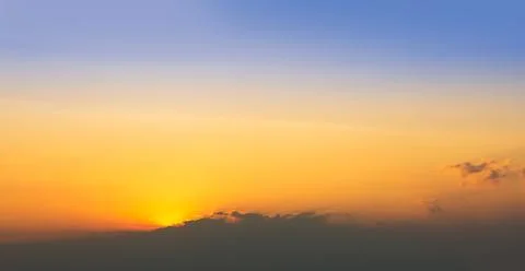 Sky in sunset time Foto stock