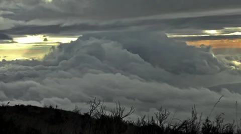 Sky Sunset Timelapse 库存影片 34791674
