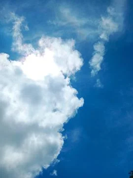Sky with thick clouds during the day Stock Photos