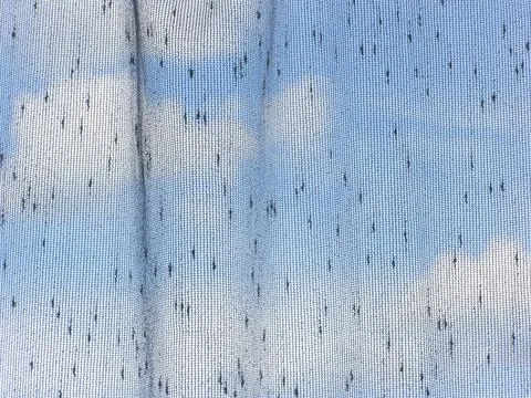 The sky through the tulle Stock Photos
