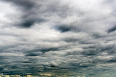 Sky with thunderclouds, rain clouds 스톡 사진