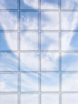 Sky tile block Stock Illustration