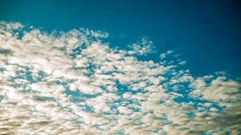 Sky time laps, white clouds over a blue sky. Stock Footage 118352679