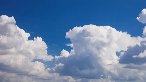 Sky Time lapse Cumulus Before Storm Stock Footage 24276923