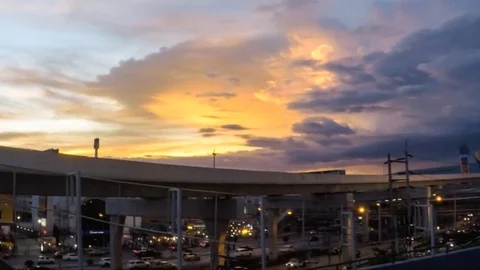 Sky time-lapse Stock Footage 79635699