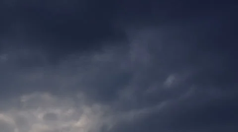Sky with time lapse rainclouds. Stock Footage 27645550