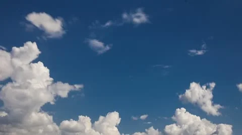 Sky time lapse before storm change from blue to gray sky Stock Footage 12721879