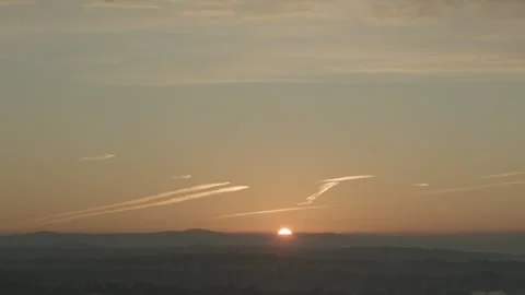 Sky time lapse at Sunrise. Stock Footage 240997593