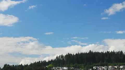 Sky timelapse background; white clouds under your head. Stock Footage 11852318