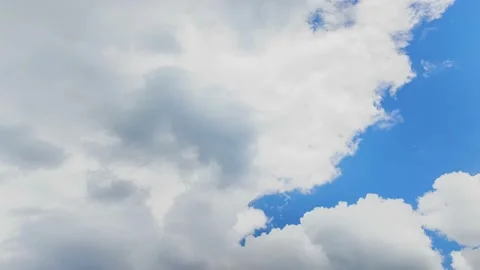 Sky timelapse with clouds Stock Footage 203156500