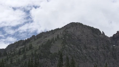 Sky Timelapse of Clouds over Utah Mountains Stockbeeldmateriaal 85020254