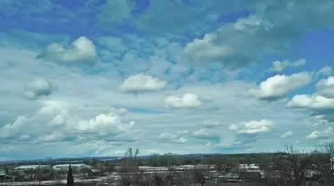 Sky in timelapse Stock Footage 11343838