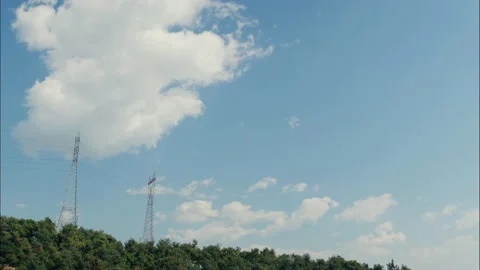 Sky timelapse Stock Footage 153986126