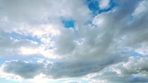 Sky timelapse of nebulosity - mystical backdrop with clouds Stock Footage 308587880