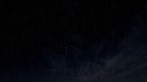 Sky timelapse of night rain, massive dark clouds, thunder and lightnings Stock Footage 302790004