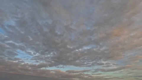 Sky timelapse of overcast - dramatical bg with clouds Stock Footage 312323141