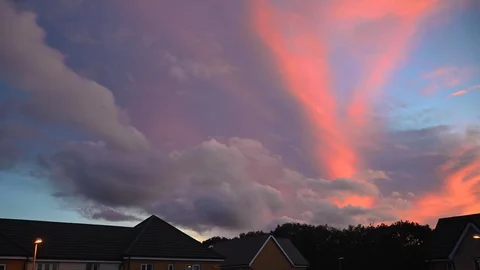 Sky Timelapse Sunset 库存影片 129399406