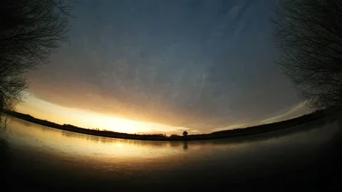 Sky timelapse at sunset Stock Footage 200957726
