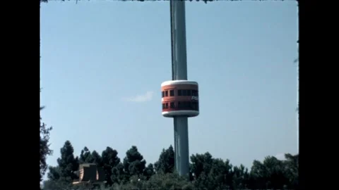 Sky Tower at Marine Park Stock Footage 276290342