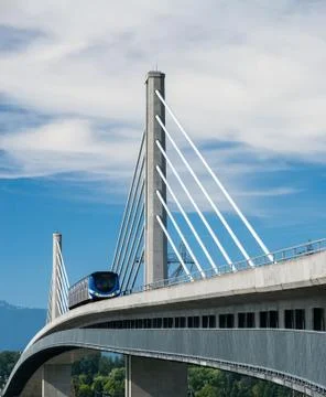 Sky train bridge Stock Photos