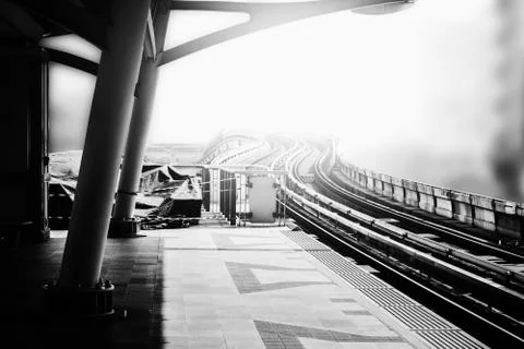 Sky train railway Stock-Fotos