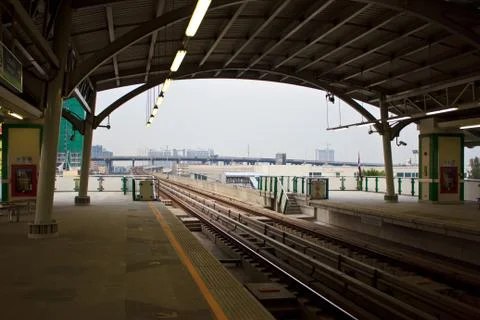 Sky train station Stock Photos