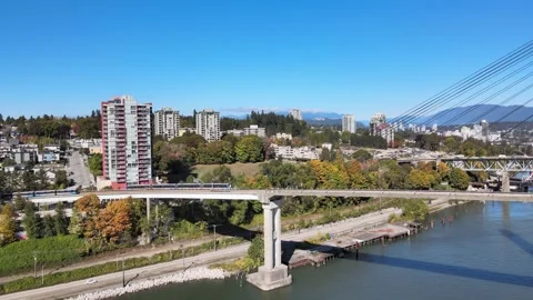 Sky Train - Vancouver Video stock 275006203