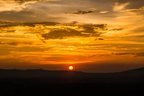 The sky in Twilight time Stock Photos