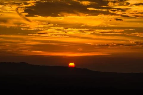 The sky in Twilight time Stock Photos