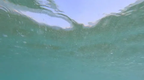 The Sky From Under The Water Stock Footage 66502854