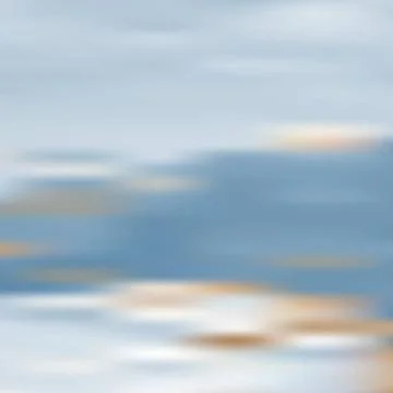 Sky vector background Gradient background with blue cloudy sky in the even... Fotos de archivo