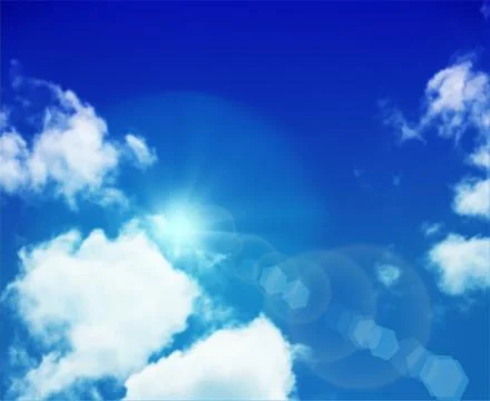 Sky. Vector layered Stock Illustration