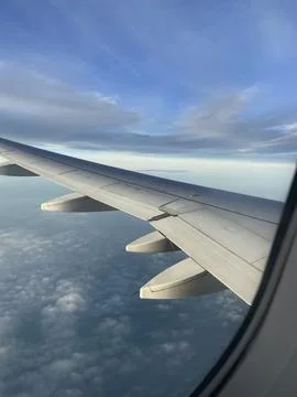 Sky View from Airplane Foto stock