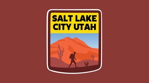 Sky view and mountain silhouettes in Salt Lake City, Utah Stock Footage 323150475