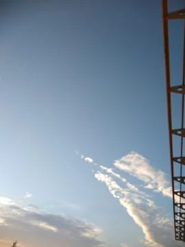 The sky view with clouds Stock Photos