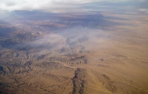 Sky view of cloudscape and earth Stock Photos