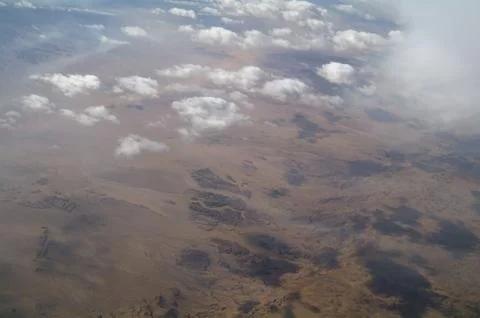 Sky view of cloudscape and earth Stock Photos