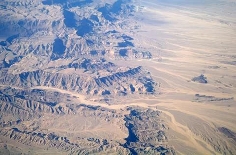 Sky view of cloudscape and earth Stock Photos