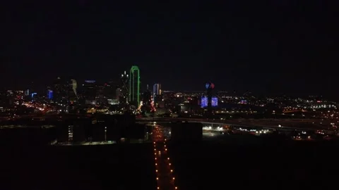 SKY VIEW DALLAS DOWN TOWN Stock Footage 209142362